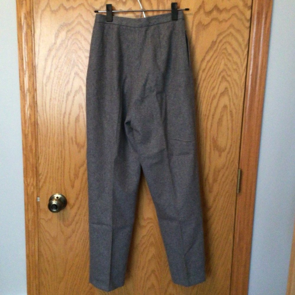 Cross Country Fashions - Gray Wool Mix Slacks - Picture 2 of 9